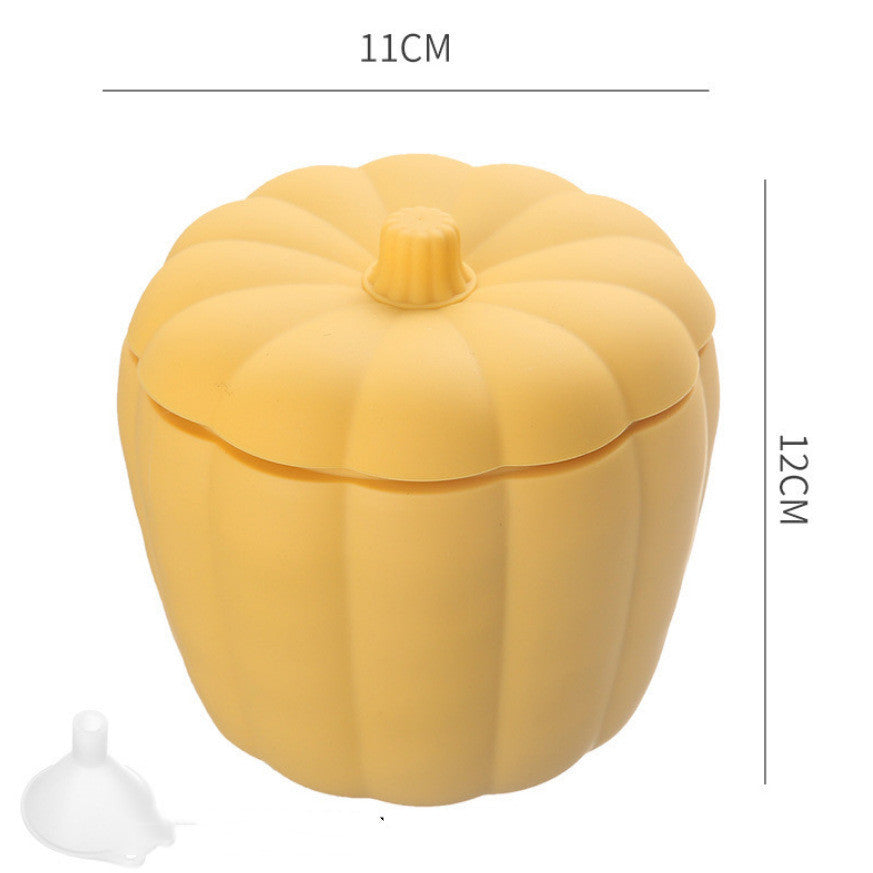 2-in-1 Pumpkin Ice Cube Maker Silicone Multi-functional Ice Bucket Portable Ice Cube Tray For Chilling Bar Cocktail Whiskey